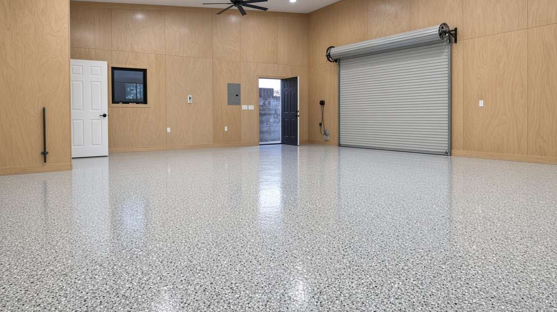 Bright flake shop floor